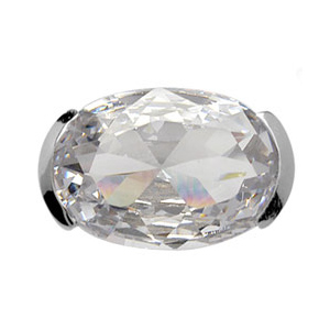 Bague joaillerie pierre blanche