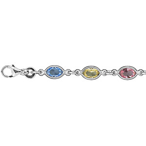 Bracelet tutti frutti multicouleur 18cm