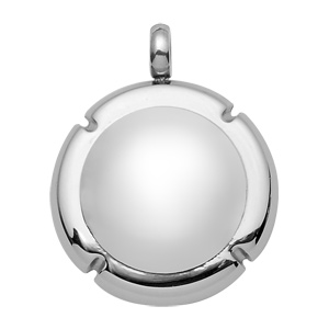 Pendentif acier capsule de champagne