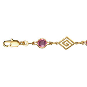 Bracelet plaqué or fantaisie          