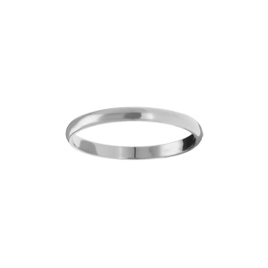 Alliance demi-jonc en acier 2mm - Vue 1