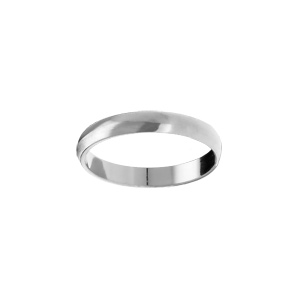 Alliance demi-jonc en acier 3mm - Vue 1