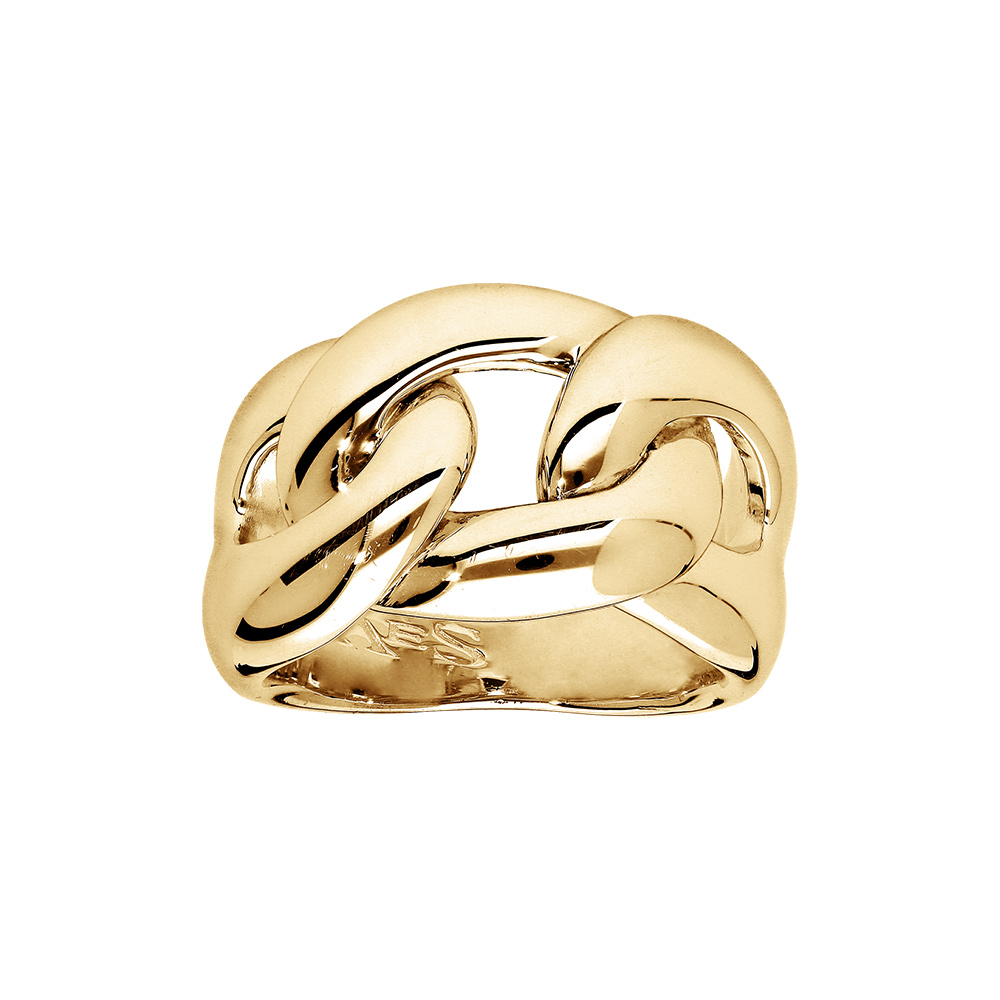 Bague Elix�s en vermeil maillons grosse chaine - Vue 1