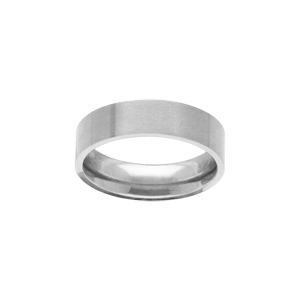 Bague en acier ruban 6mm - Vue 1