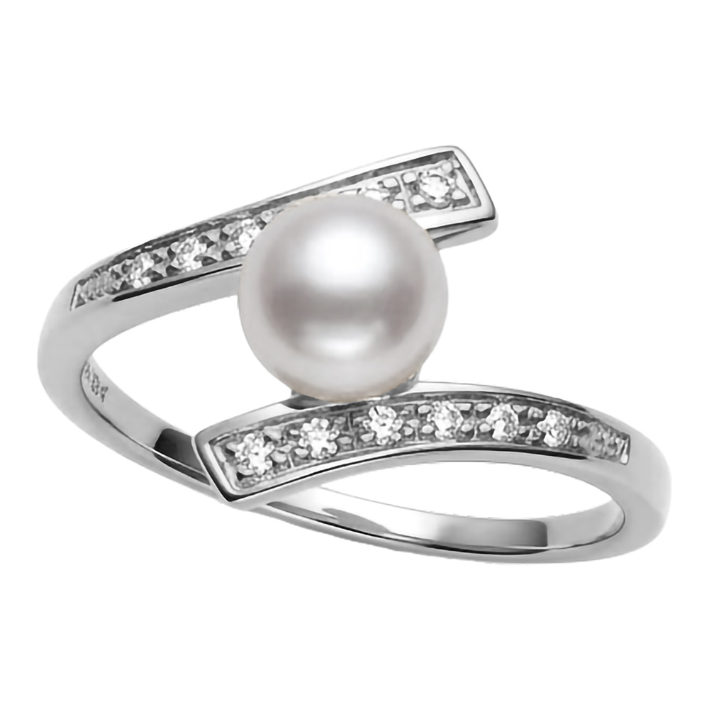 Bague Argent 925 Avec Perle - Occasion, élégante Et Unique