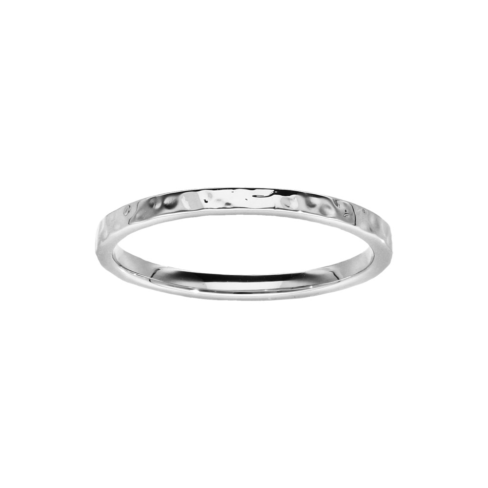 Bague alliance mariage femme - argent 925 massif rhodié - anneau
