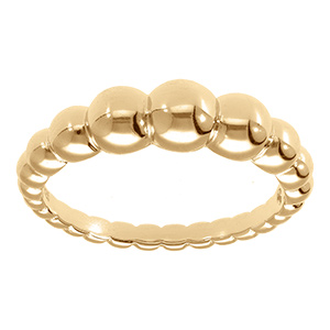 Bague en vermeil boules decroissantes