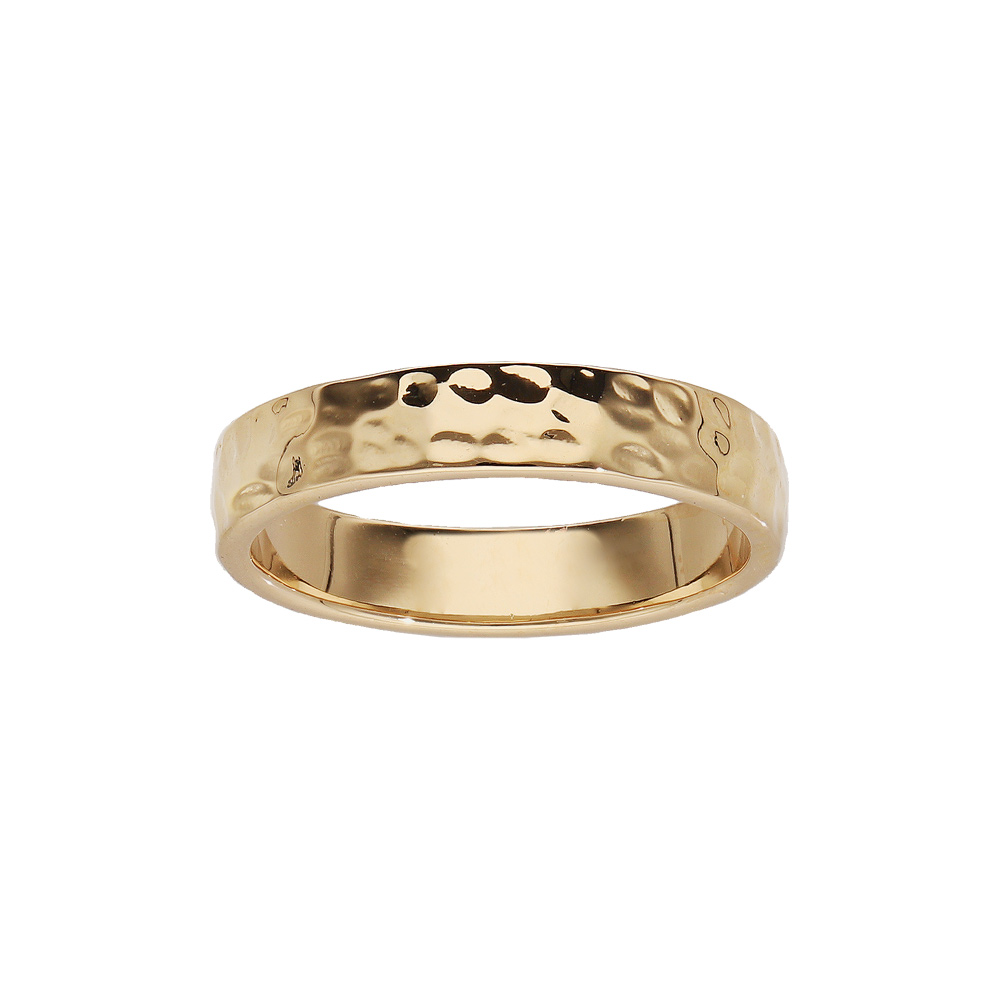 Bague en vermeil style alliance martel�e - Vue 1