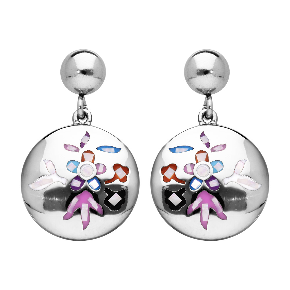 Bijoux Acier Inoxydable Hypoallergénique Lot De 4 Paires De Boucles D'oreilles  JeweBella - Acier Inoxydable Hypoallergénique Motifs Arc-en-ciel Boucles  Oreilles Fille, image size:1000x1000