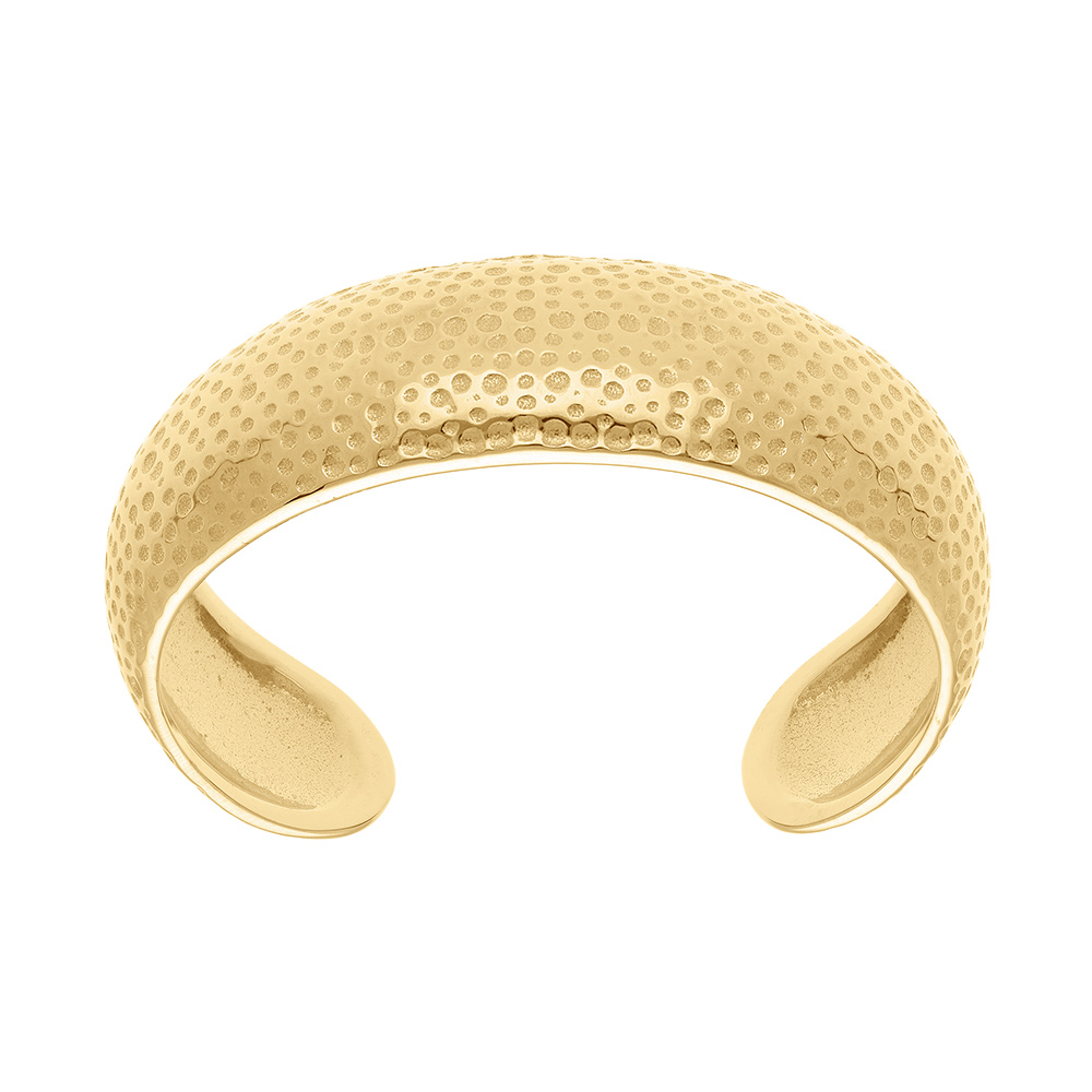 Bracelet en acier dor� large -  22mm - Vue 1
