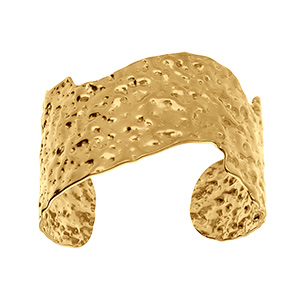 Bracelet en acier dor rigide martel