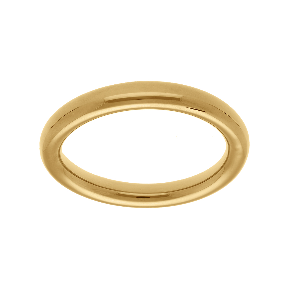 Bracelet en acier dor� tube 10mm  - 62mm - Vue 1