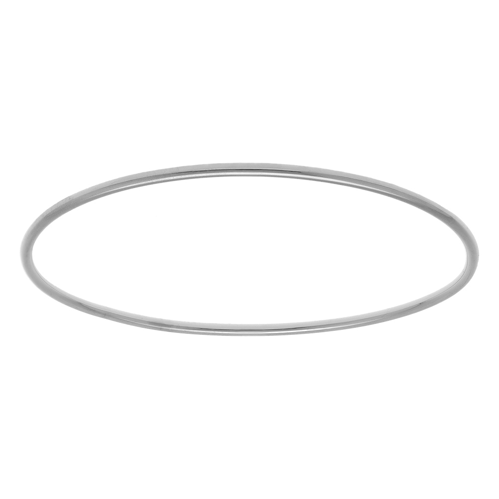 Bracelet en acier fil rond 2mm diam�tre - 65mm - Vue 1