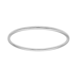 Bracelet en acier fil rond 4mm - diamtre 63mm - Vue 1