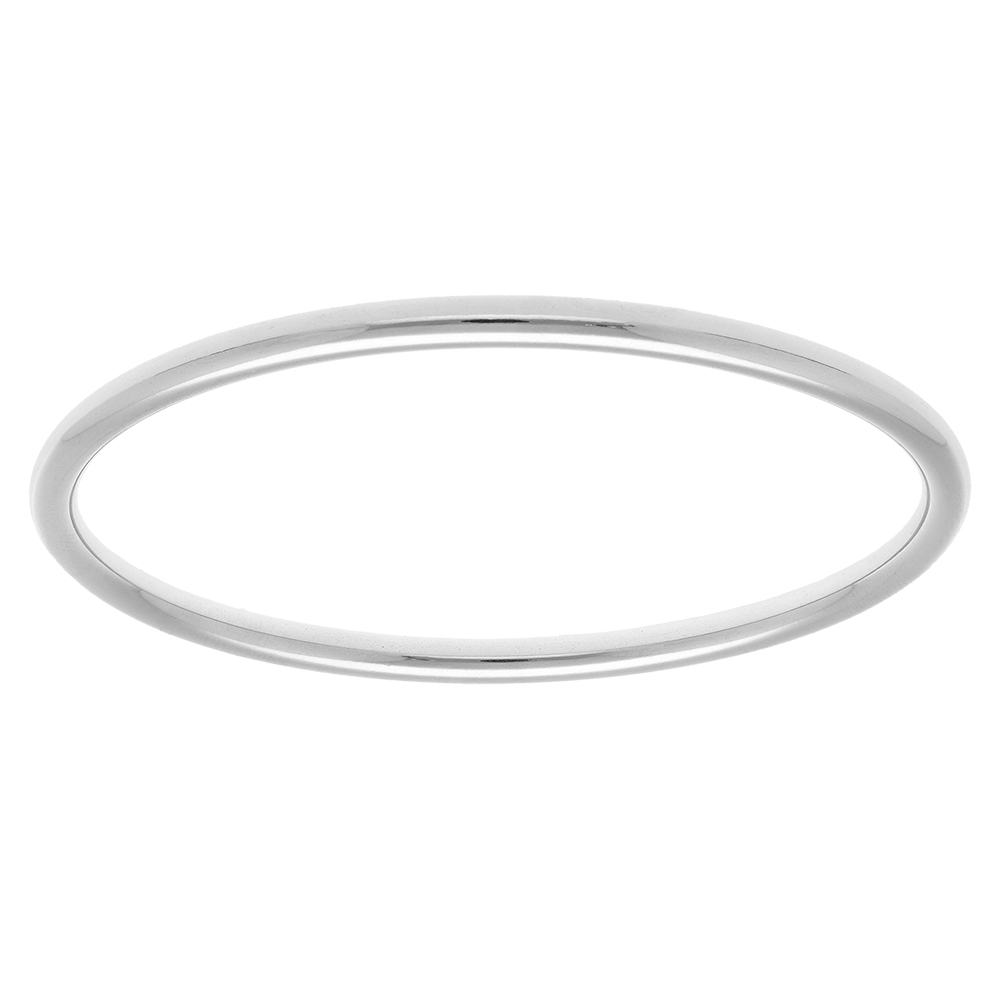 Bracelet en acier fil rond 4mm - diamtre 65mm - Vue 1