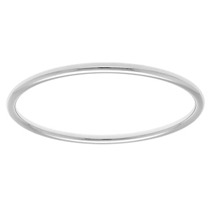 Bracelet en acier fil rond 4mm - diamètre 65mm - Vue 1