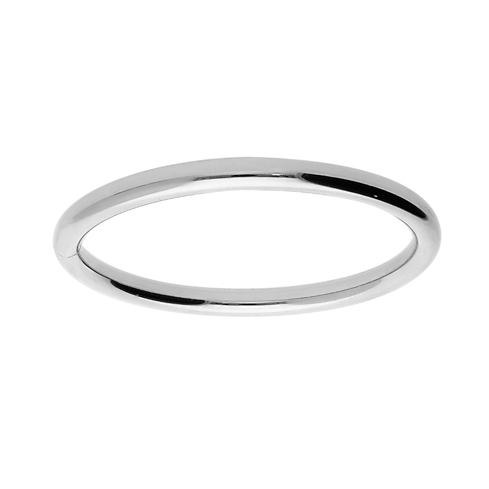 Bracelet en acier rigide tube 6mm diam�tre 65mm - Vue 1