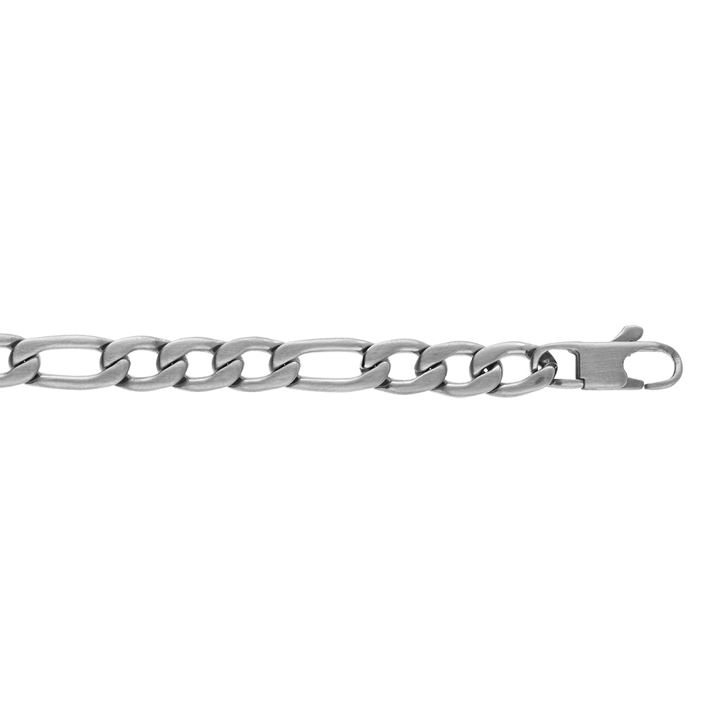Bracelet Homme Dolly-Bijoux En Acier Brossé Et Satiné Avec 4 Vis En Or 18K - Longueur 21cm - Neuf Avec étiquettes