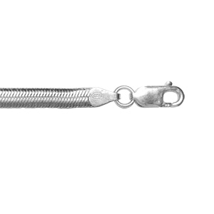 Bracelet maille serpent souple et boules 4mm,taille 18cm argent 925°°°garanti