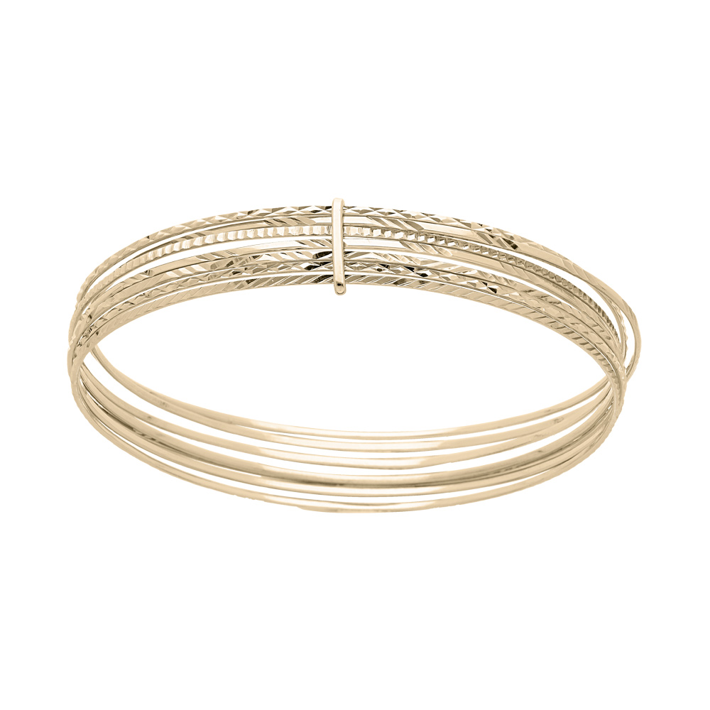 Bracelet en plaqu or semainier 65mm - Vue 1