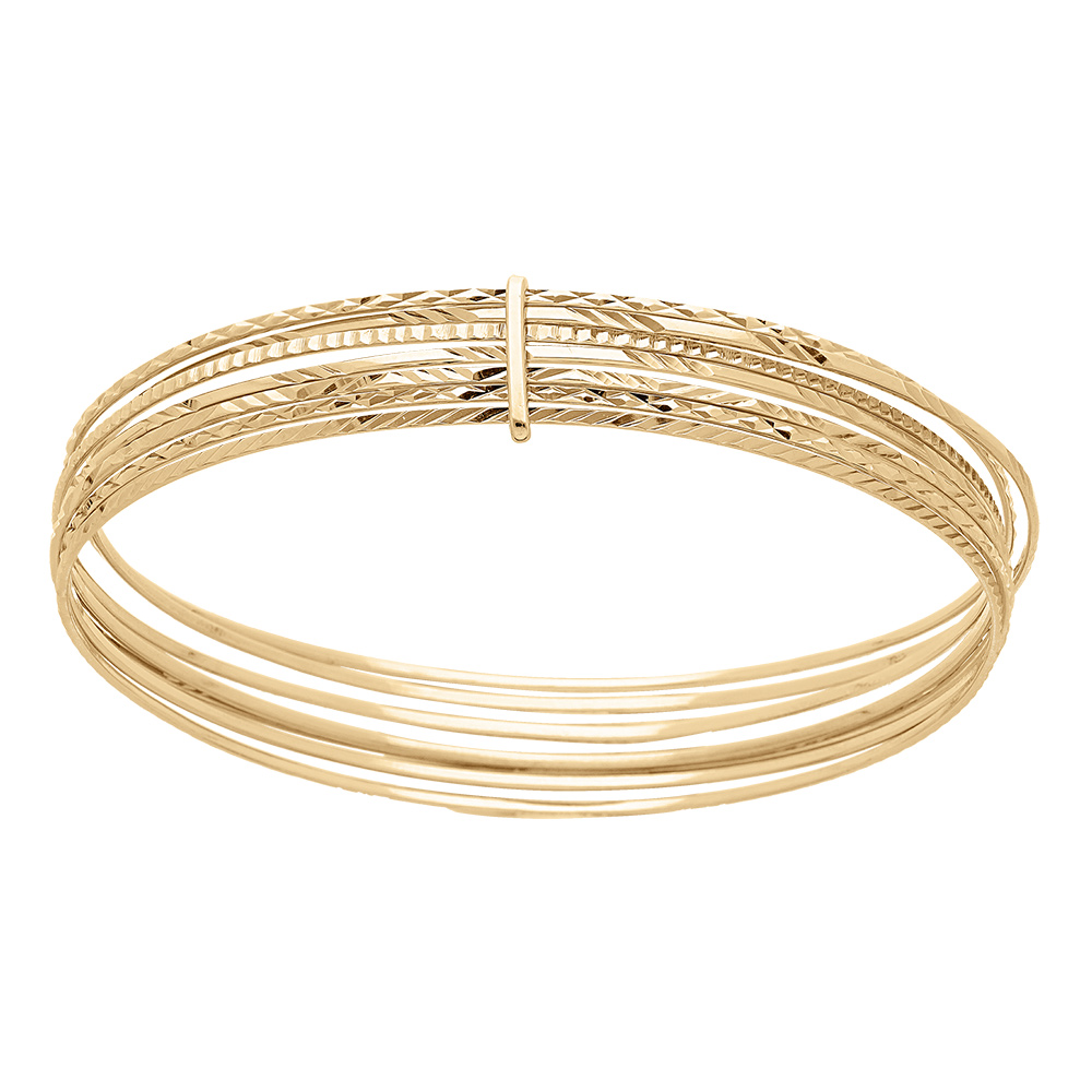 Bracelet En Plaqué Or - Bijou D'Occasion Élégant, Voir Photos Pour Détails