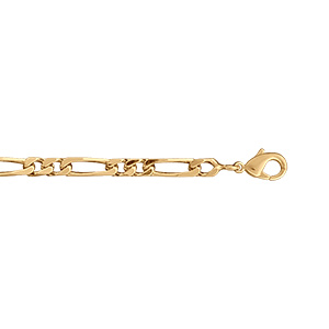 Bracelet en vermeil 1+2 4mm -18cm - Vue 1