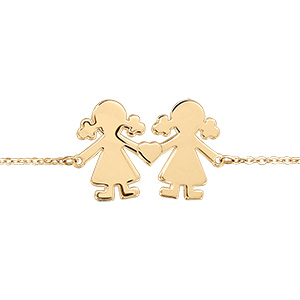 Bracelet en vermeil passive fille/fille - 16+3cm