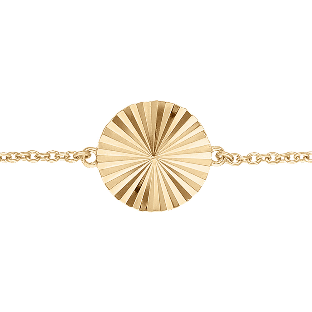 Bracelet en vermeil rond diamant� - 16+2cm - Vue 1