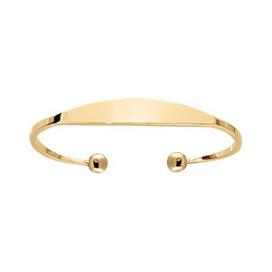 Bracelet en vermeil tout petit esclave - 49 mm de diamtre