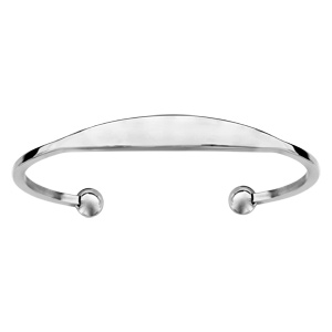 Bracelet esclave en acier diamètre 65mm - Vue 1
