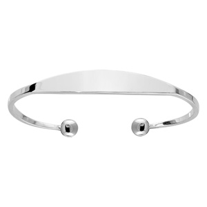 Bracelet jonc esclave en argent - bracelet femme