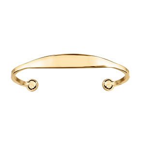 Bracelet esclave en vermeil 51mm de diam�tre