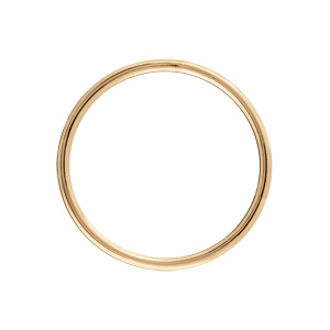 Bracelet jonc en vermeil massif fil 3,8mm - diamètre 57mm - Vue 1