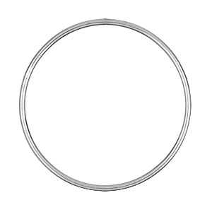 Bracelet jonc pour enfant en argent massif largeur 2mm et diamètre 54mm - Vue 1