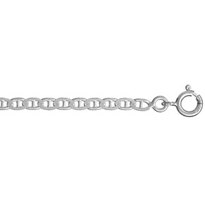 Chane en argent maille marine largeur 3mm et longueur 45cm - Vue 1