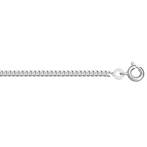 Chane en argent maille serre largeur 2,1mm et longueur 45cm - Vue 1