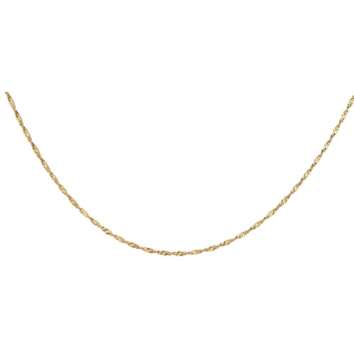 Collier Maille Singapour Plaqué Or – Les Poulettes Bijoux – 2 Mm – Bijou Créateur Accessible - 10