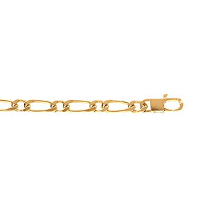 Chane en vermeil 1+1 4mm - 45cm - Vue 1