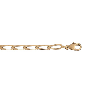 Chane en vermeil maille cheval 4mm - 50cm - Vue 1