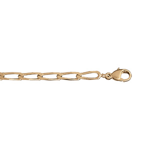 Chaîne en vermeil maille cheval 4mm - 55cm - Vue 1