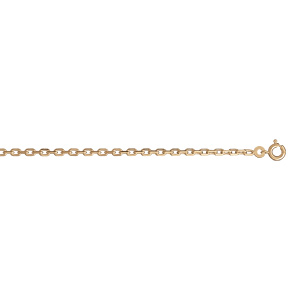 Chaîne en vermeil maille forcat 2.5mm - 45cm - Vue 1