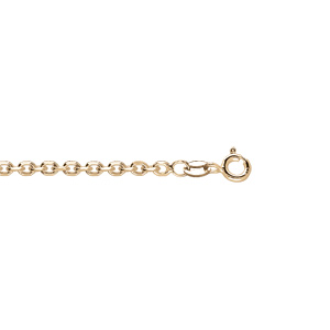 Chaîne en vermeil maille forcat 2,7mm - 55cm - Vue 1