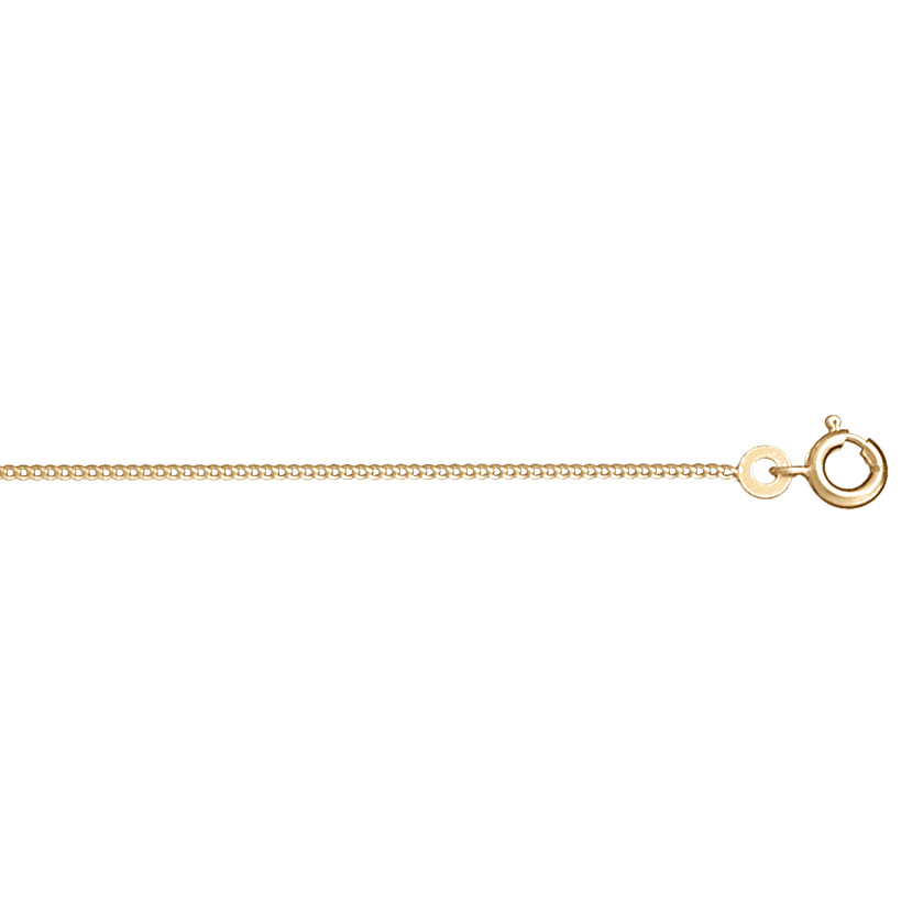 SilverAmber Collier Chaîne Italienne Argent 925 – 1,1 Mm, Longueurs 36 à 101 Cm – Gourmette Fine & Robuste