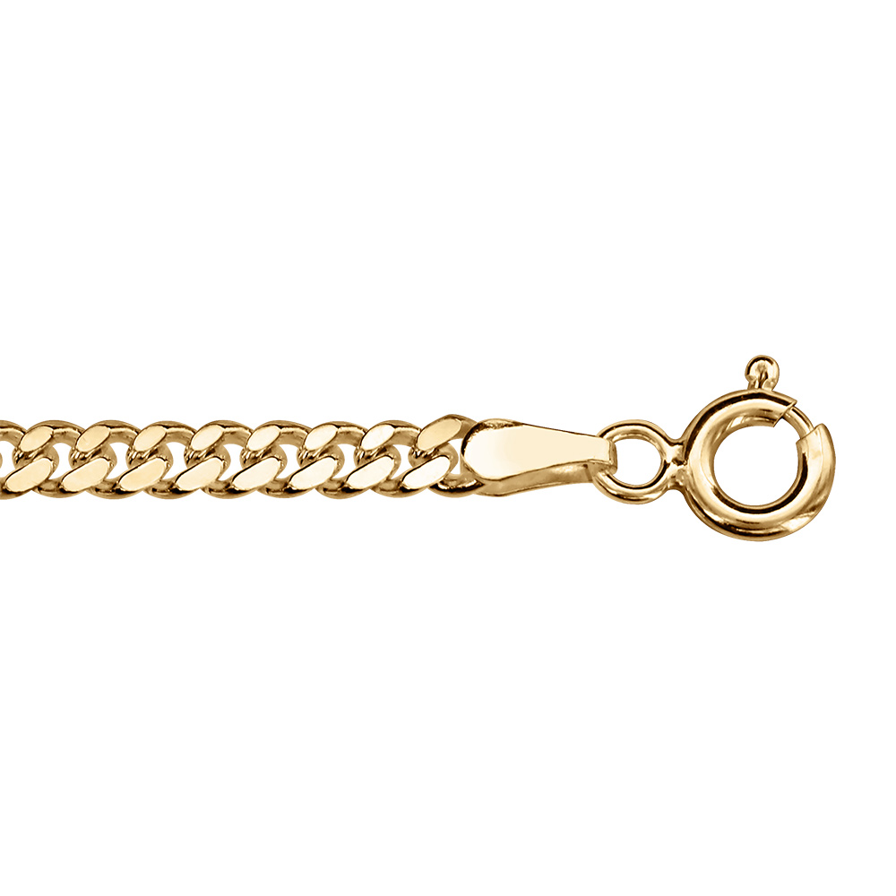 Cha�ne  en vermeil maille gourmette. 2.7mm  - 50cm - Vue 1