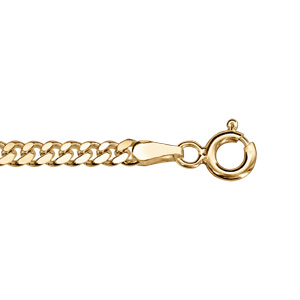 Chaîne en vermeil maille gourmette 2.7mm - 55cm - Vue 1