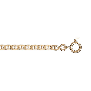 Chaîne en vermeil maille marine 3mm - 45cm - Vue 1