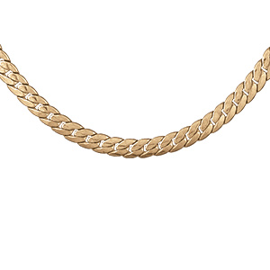 Chaîne en vermeil maille serpent - 45cm - Vue 1