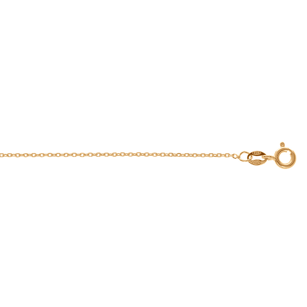 Cha�ne for�at en vermeil 1mm - 42cm - Vue 1