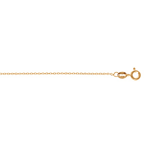 Cha�ne for�at en vermeil 1mm - 42cm