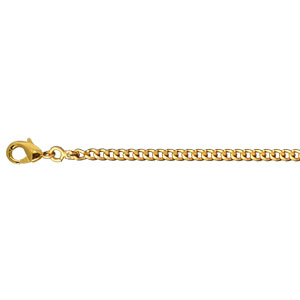 Chaine gourmette vermeil 2.1mm 40cm - Vue 1